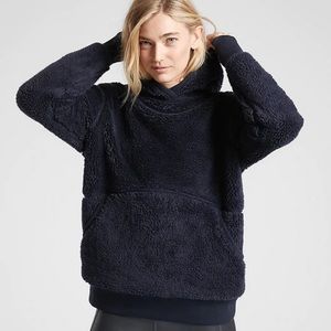 Athleta Solstice Reversible
Sherpa Hooded Sweatshirt